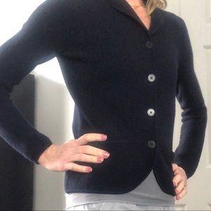 EUC Ralph Lauren Navy cardigan sweater.